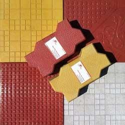 Designer Tile Red Yellow